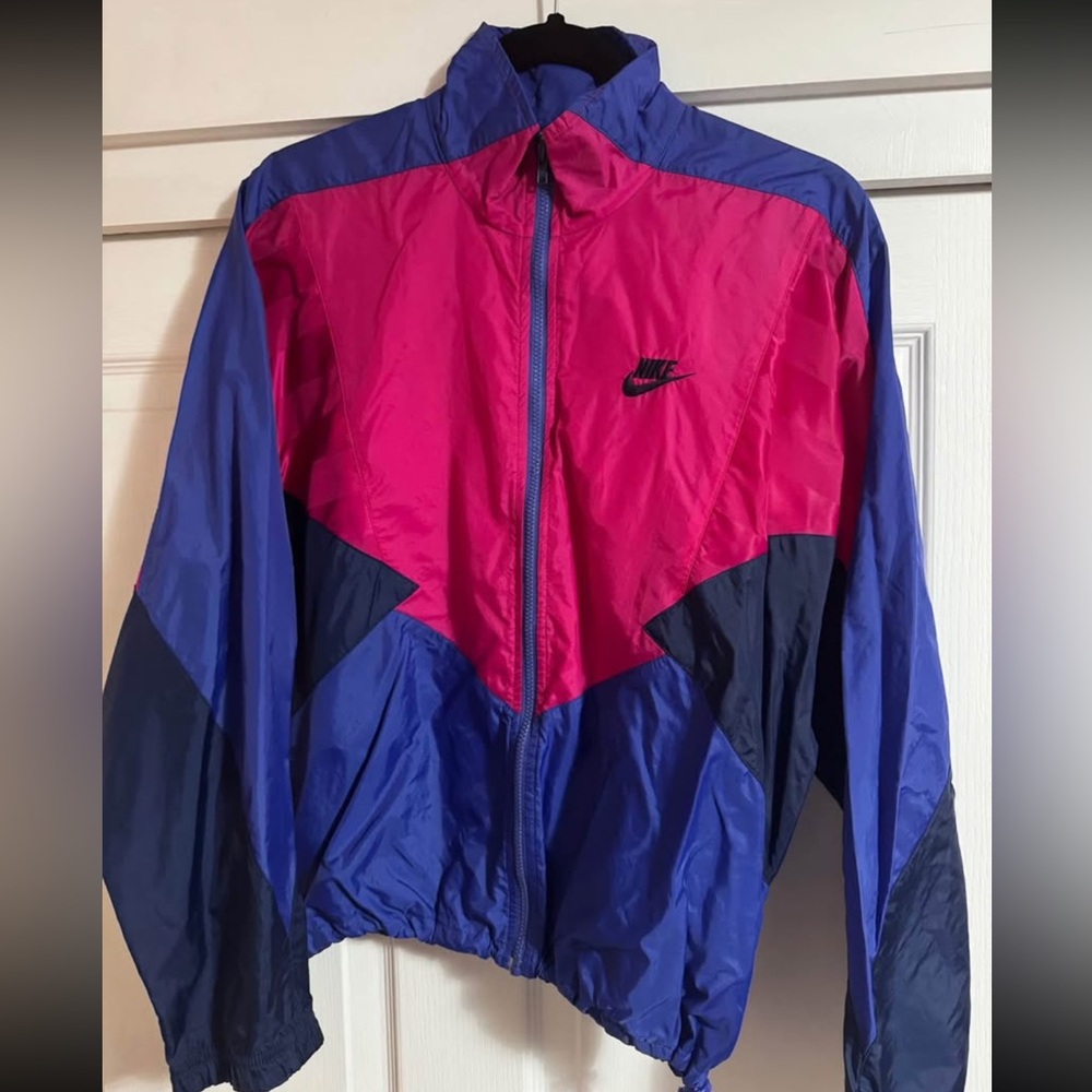 Nike Vibrant Pink and Blue Jacket